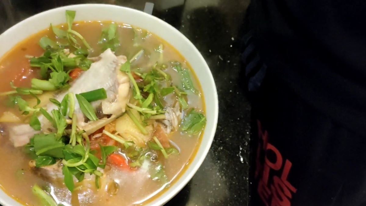 Cách nấu canh chua cá ngạnh