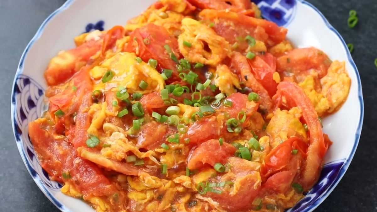 Công thức trứng bác cà chua