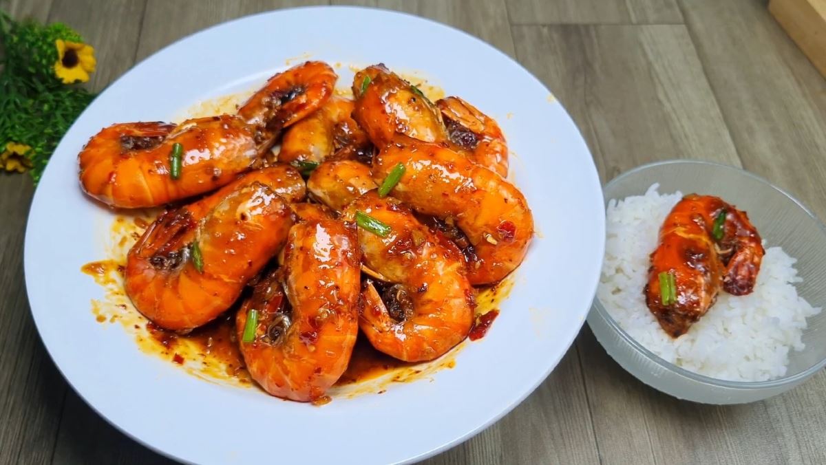 Cách làm món tôm rim tỏi