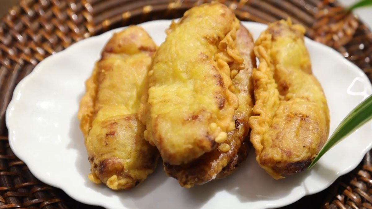 Cách làm bánh chuối chiên bằng bột mì
