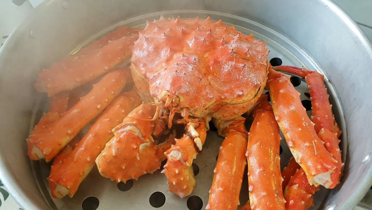 Cách làm cua hoàng đế hấp