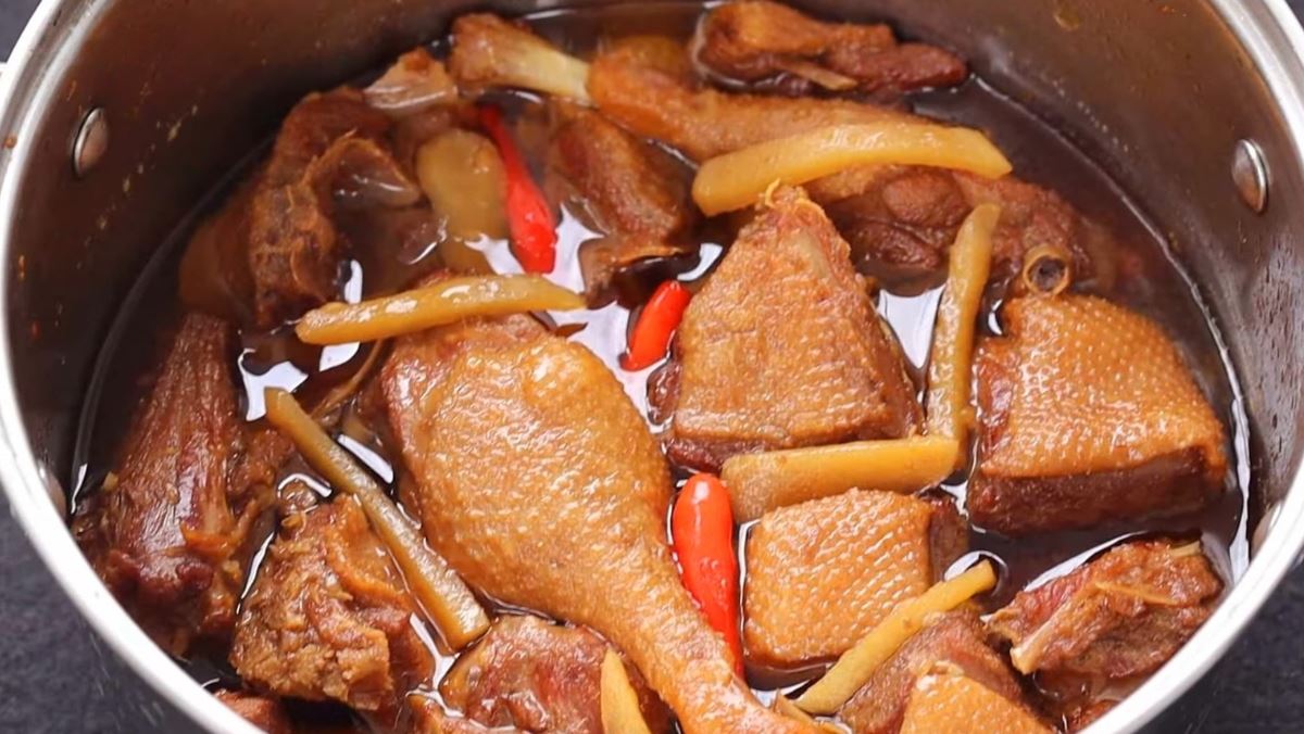 Cách làm vịt kho nước dừa
