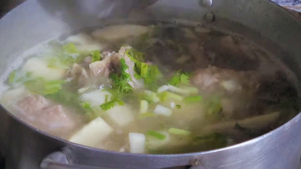 Cách làm củ hủ dừa hầm xương