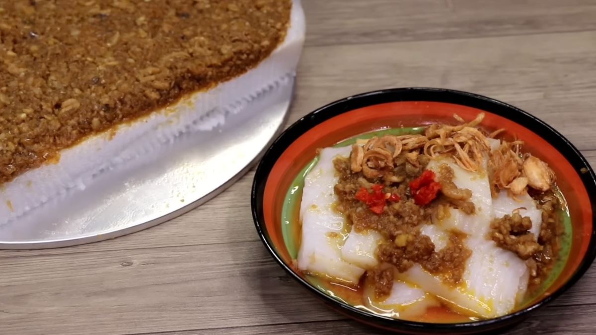 Cách làm bánh bột (bánh đúc người Hoa)