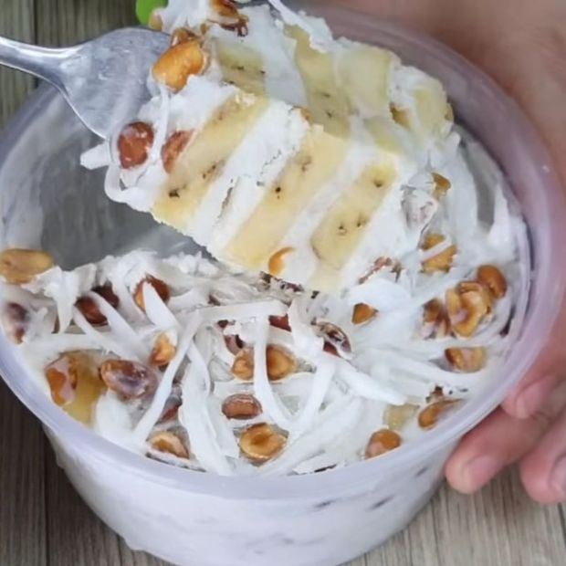 Cách làm kem chuối sữa đặc