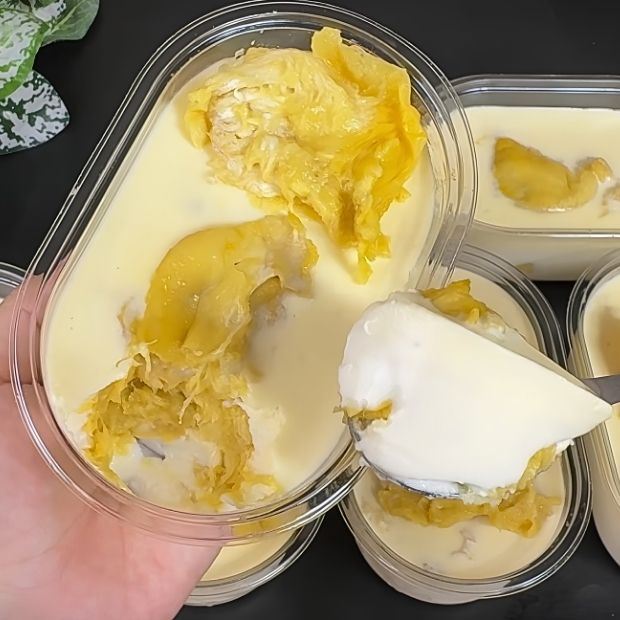 Cách làm khúc bạch sầu riêng béo ngậy núng nính, hot trend mùa hè