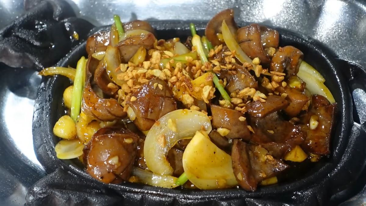 Cách làm cật heo cháy tỏi