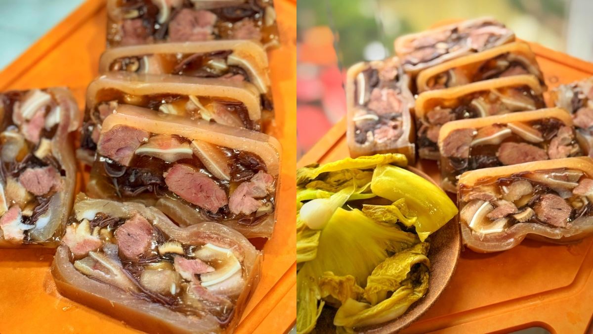 Cách làm món thịt đông má đào