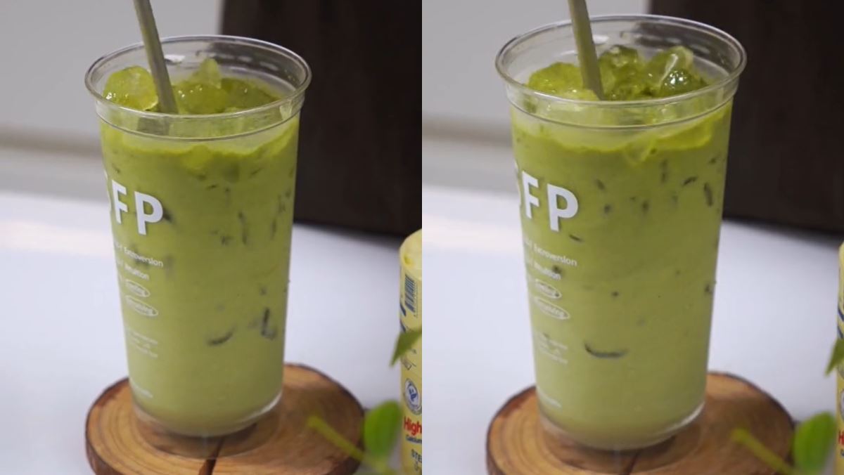 Cách pha matcha sữa gấu