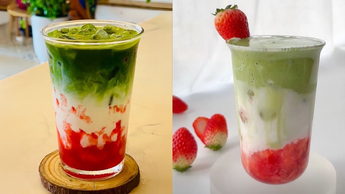Matcha dâu tây