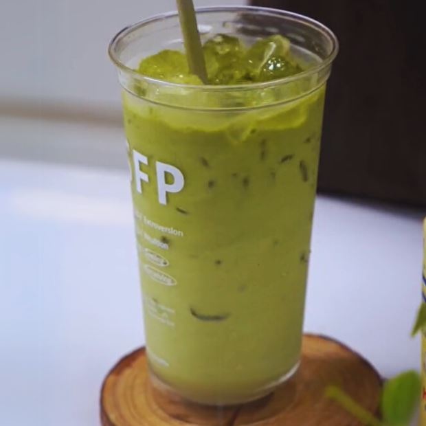 Cách pha matcha sữa gấu