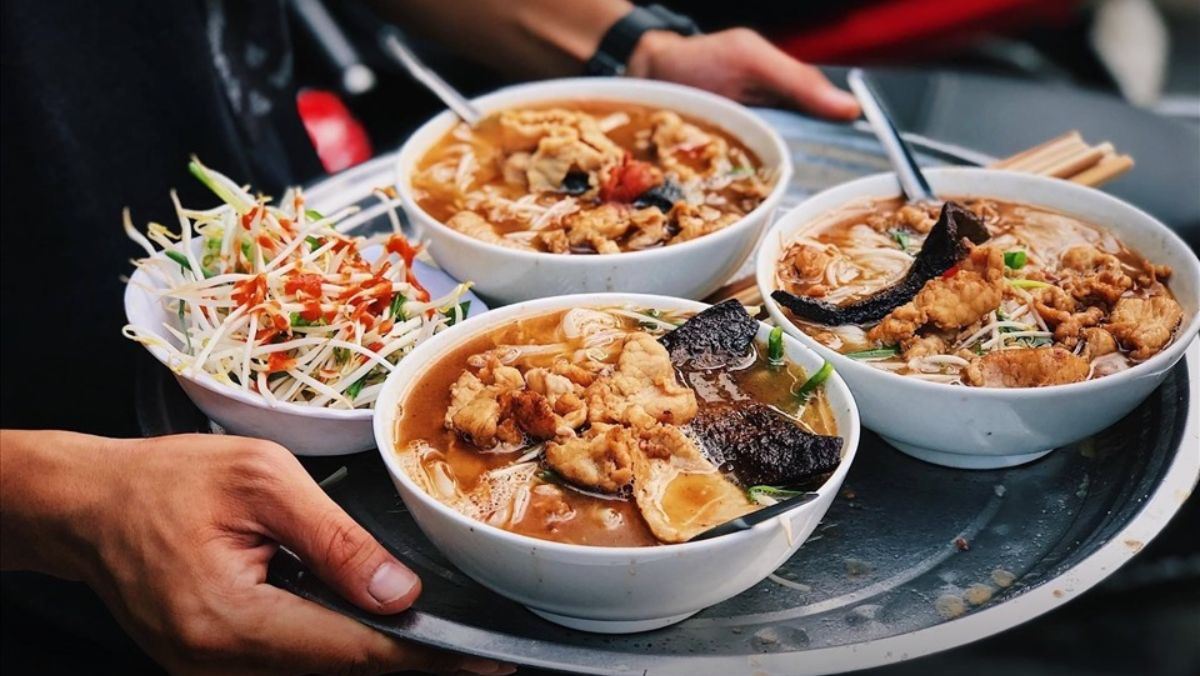 Phở gan cháy