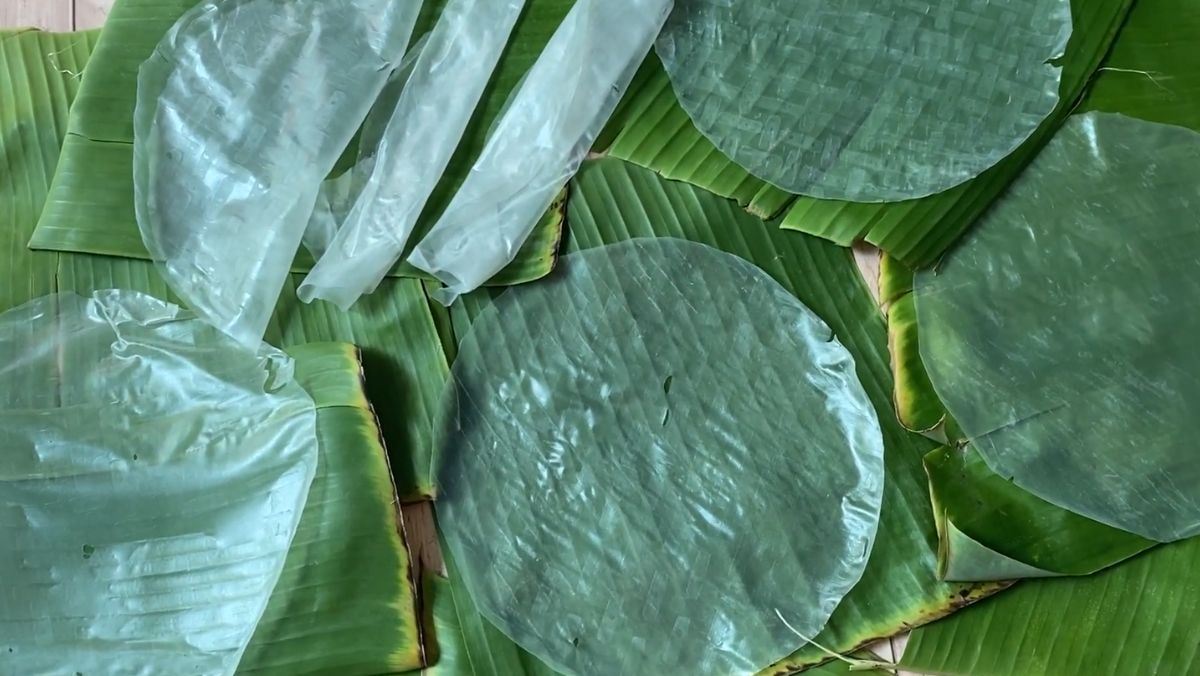 Bánh tráng lá chuối