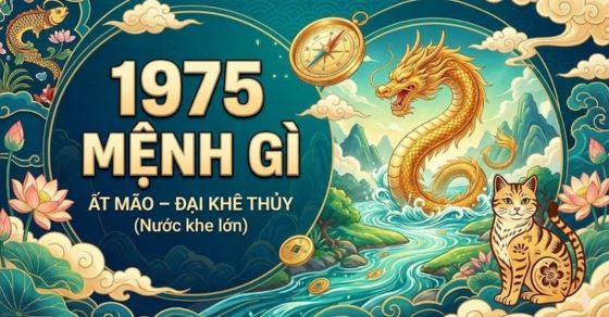 Nam, Nữ tuổi Ất Mão 1975 mệnh gì, hợp màu gì?