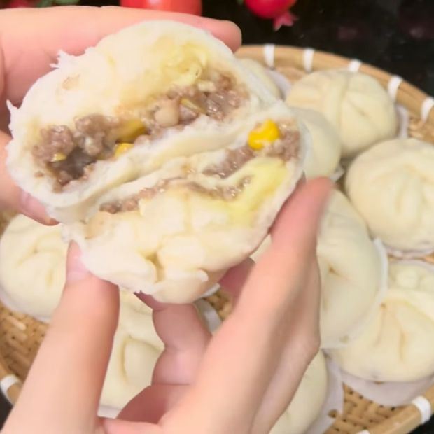 Cách làm bánh bao bò phô mai