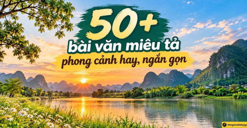 50+ bài văn miêu tả phong cảnh hay, ngắn gọn cho học sinh lớp 5