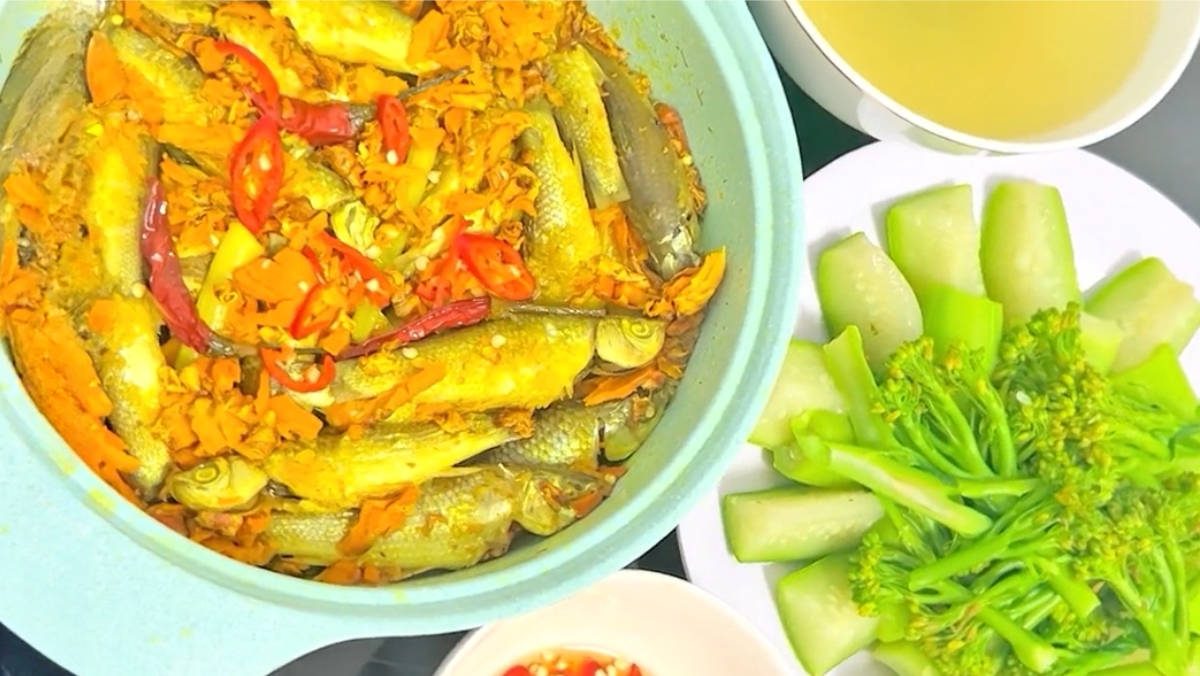 Cách làm cá linh kho nghệ