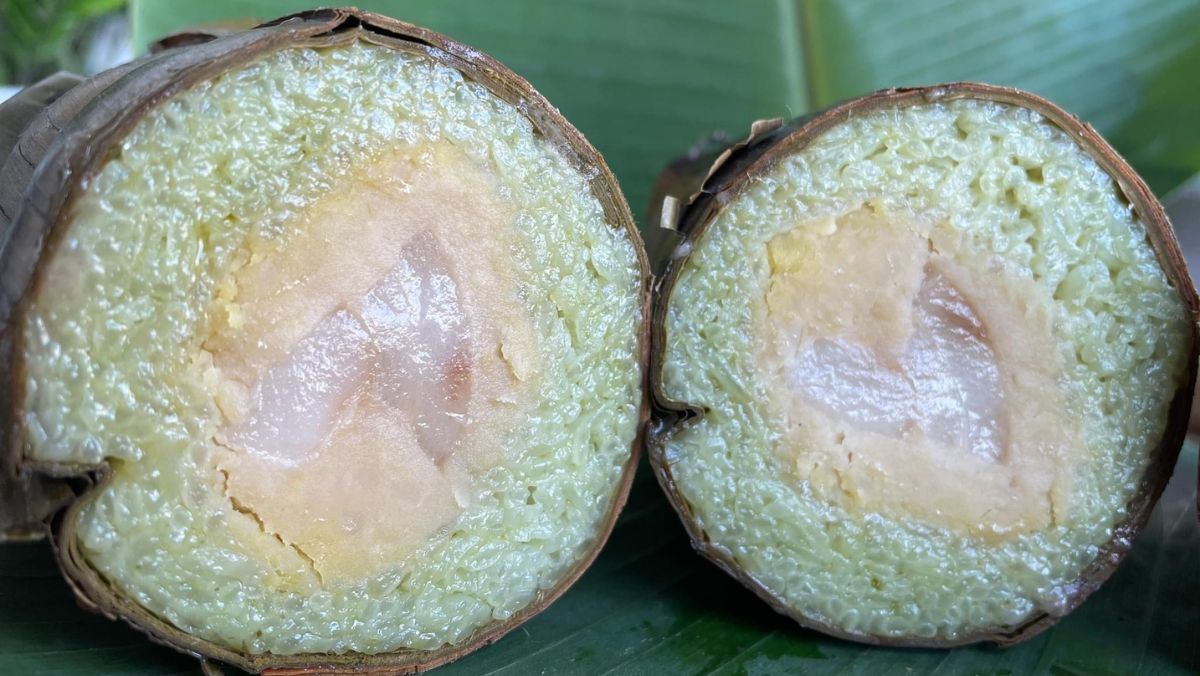 Bánh tét đậu mỡ
