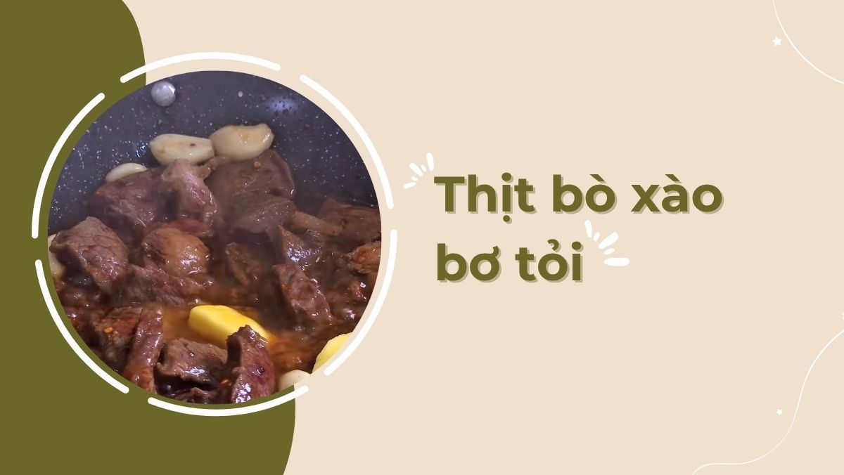 Bò xào bơ tỏi