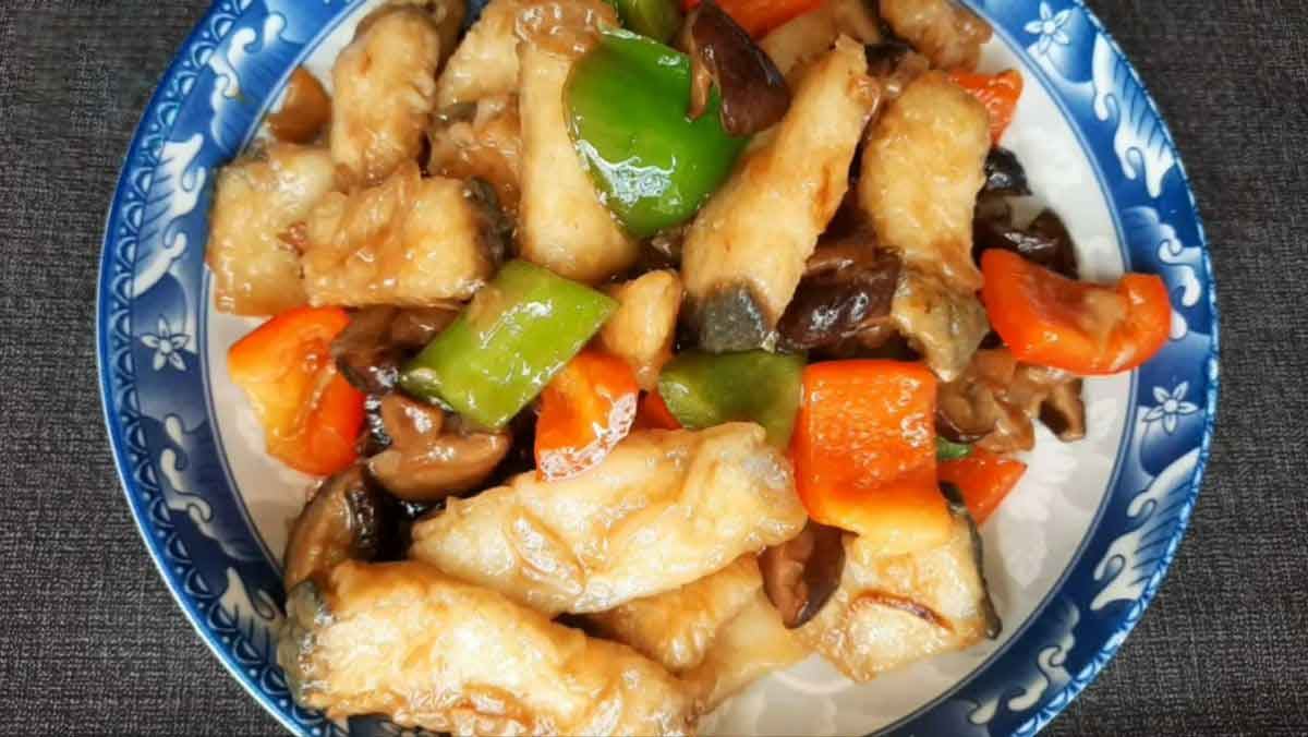 Cá tầm xào