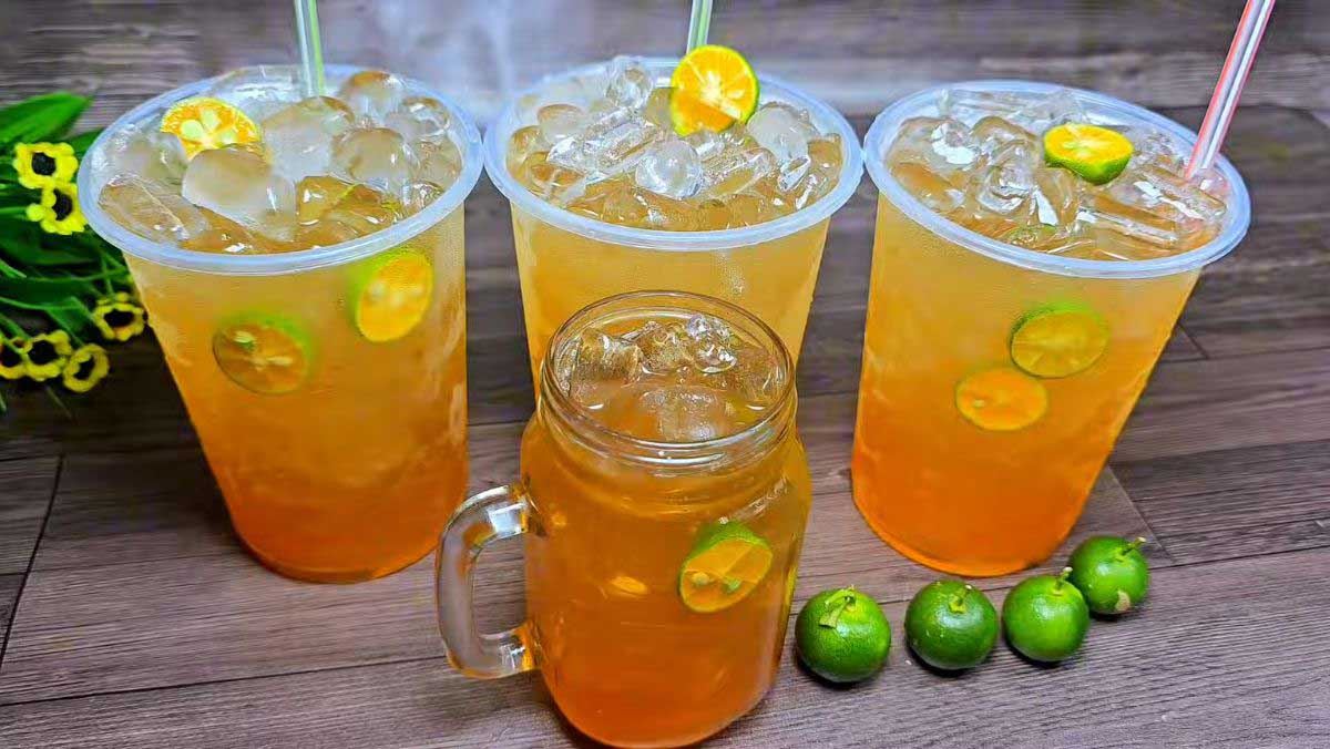 Cách làm trà tắc để bán