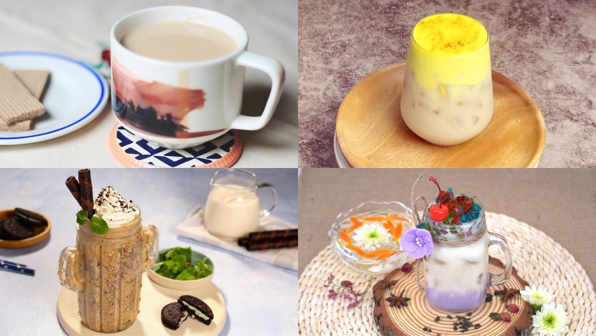 cách pha trà sữa