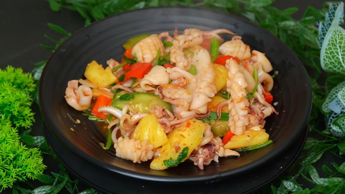 cách xào mực ngon giòn