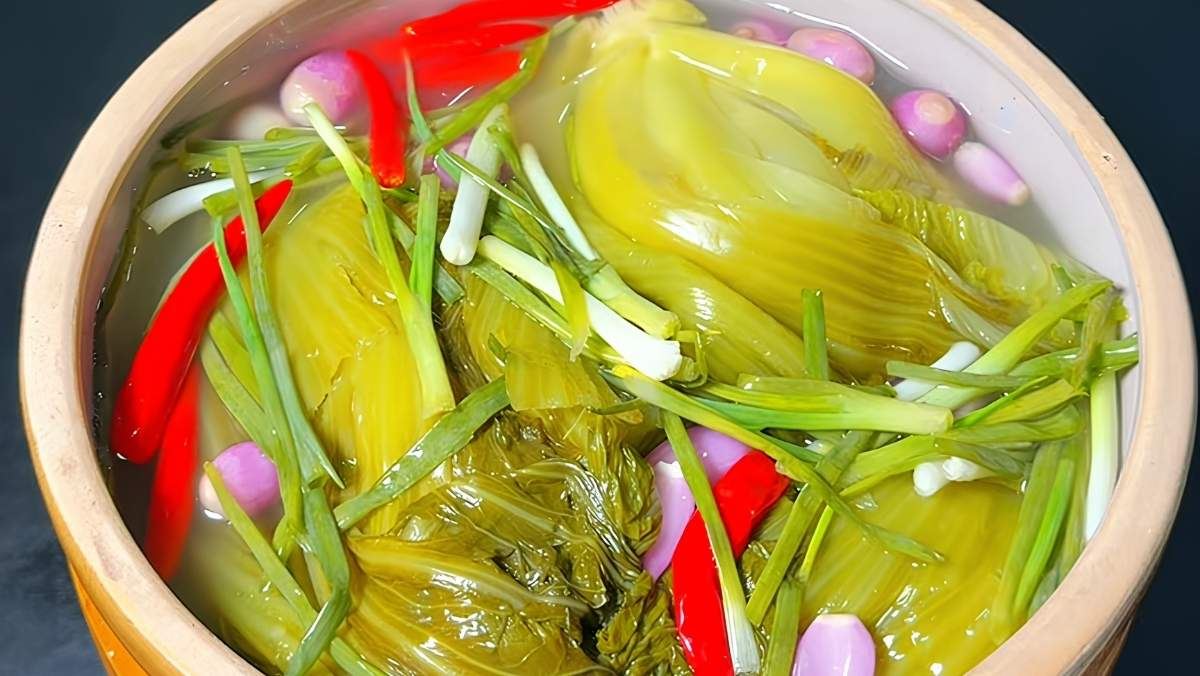 Cách muối dưa cải truyền thống