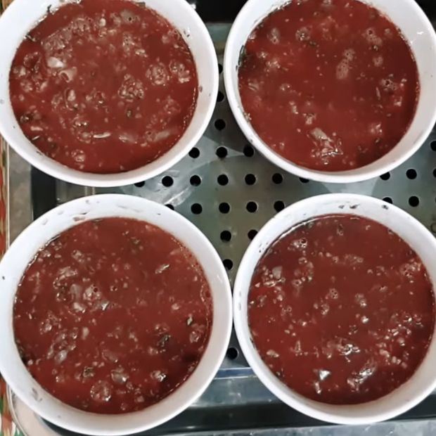 tiết canh ngan bằng nước mắm