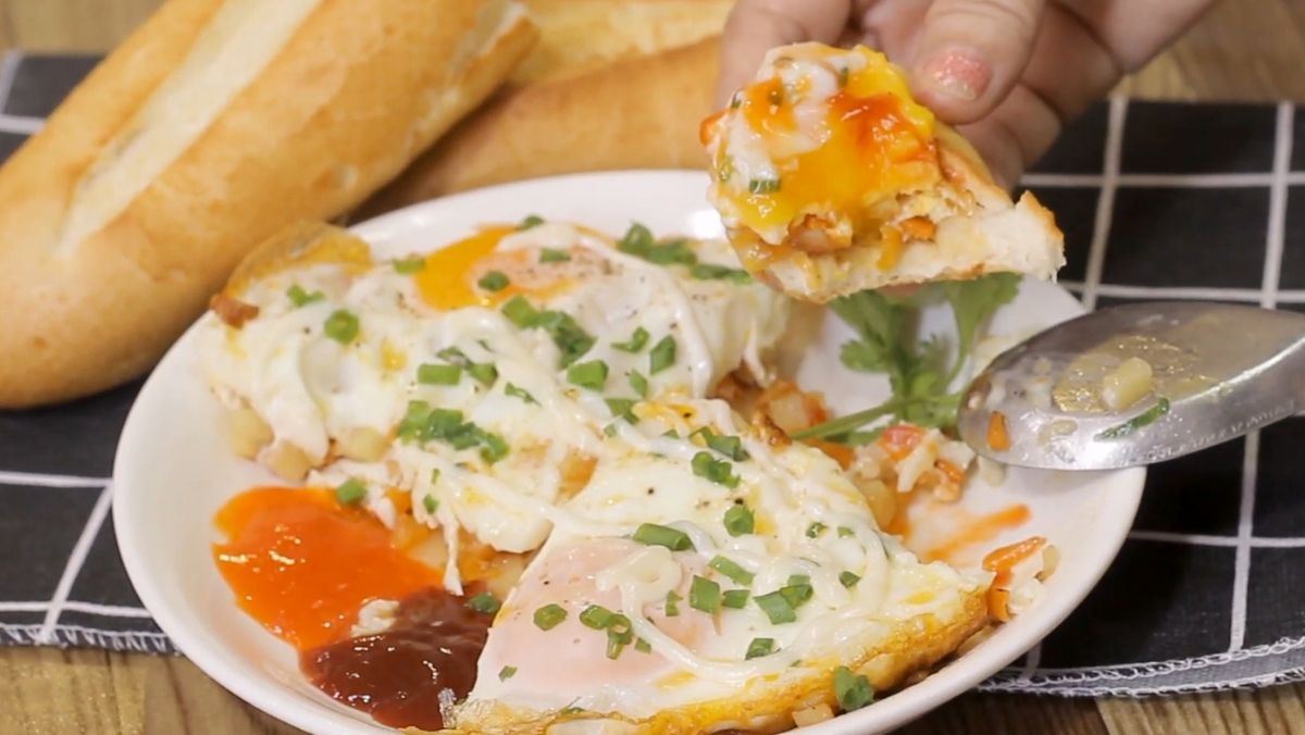 Bánh mì trứng ốp la