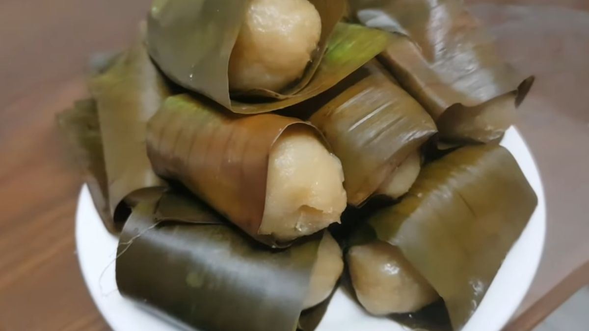 Bánh sắn bằng bột sắn