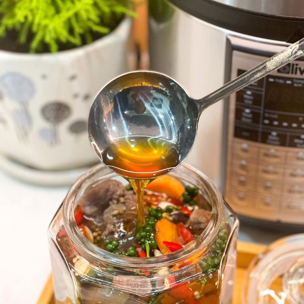 Cách làm bắp bò ngâm mắm tiêu xanh tại nhà đảm bảo thành công