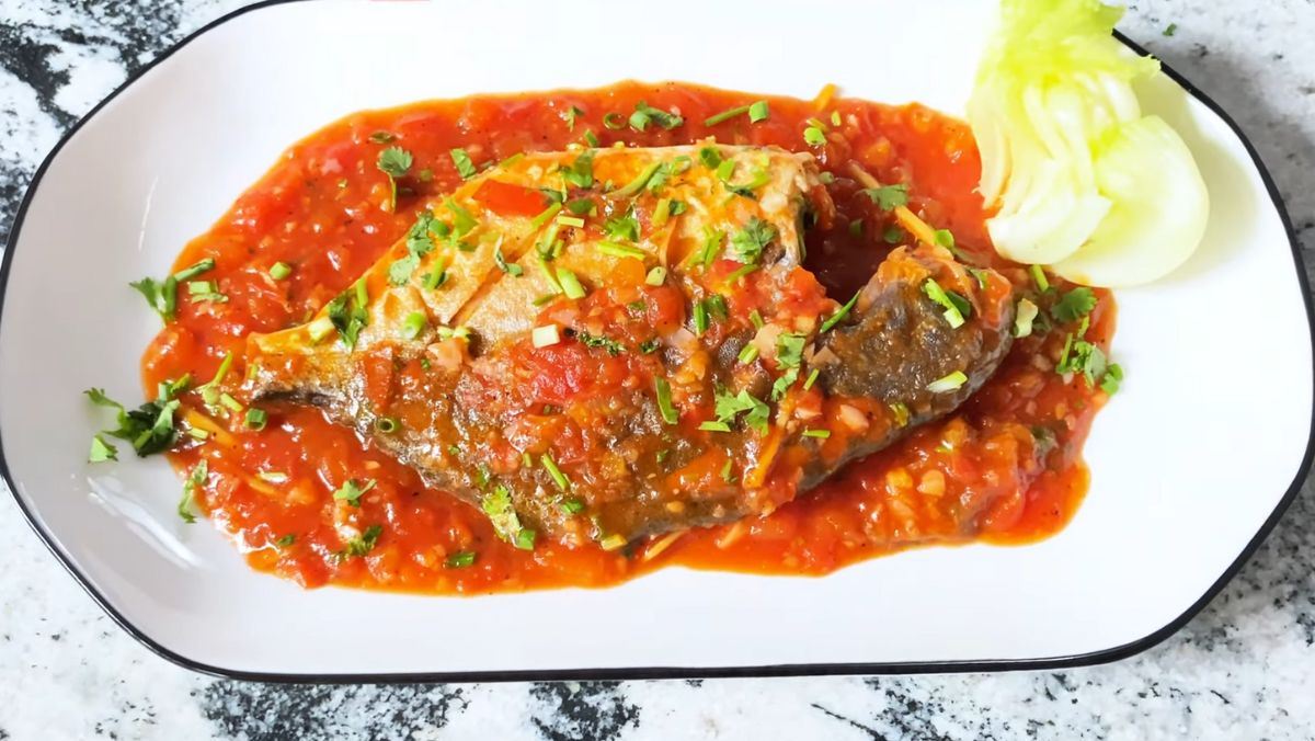 Cá chim sốt cà chua