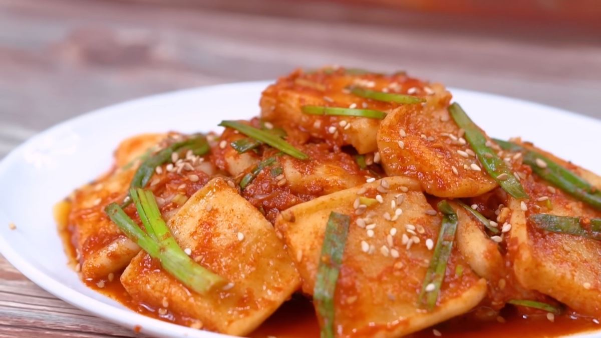 Kim chi củ cải trắng