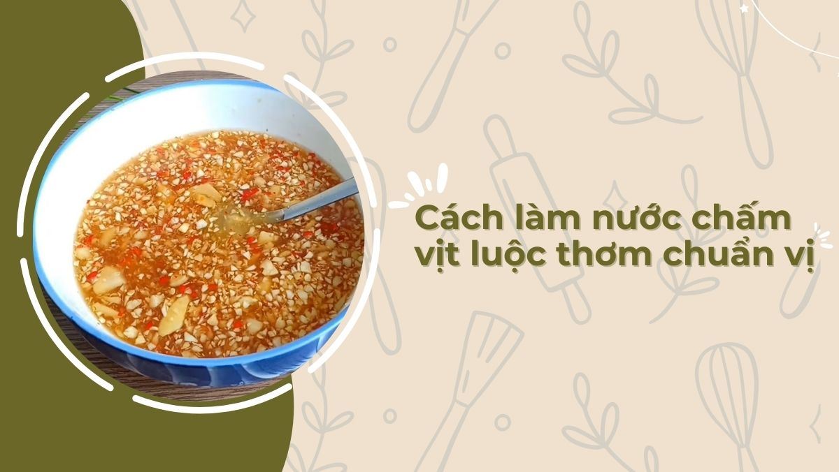 Nước chấm vịt luộc