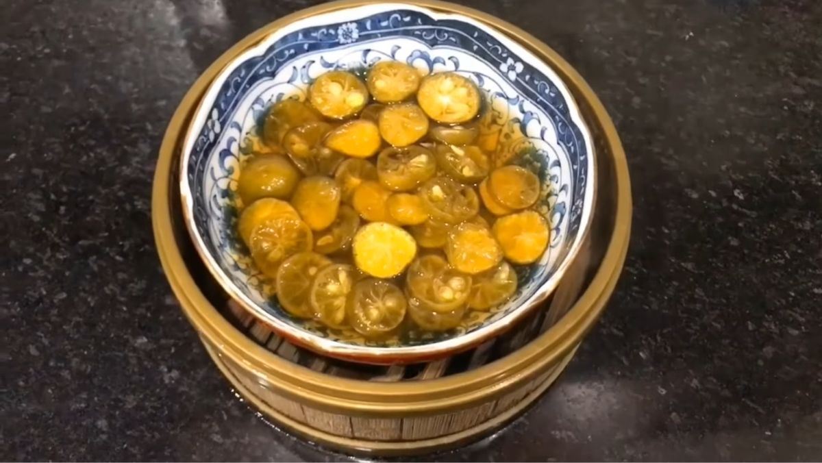 Quất hấp mật ong