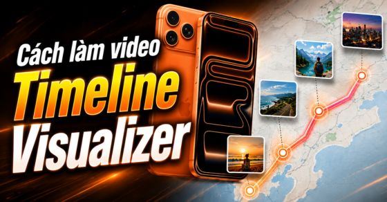 Cách làm Timeline Visualizer trên điện thoại để đu trend TikTok