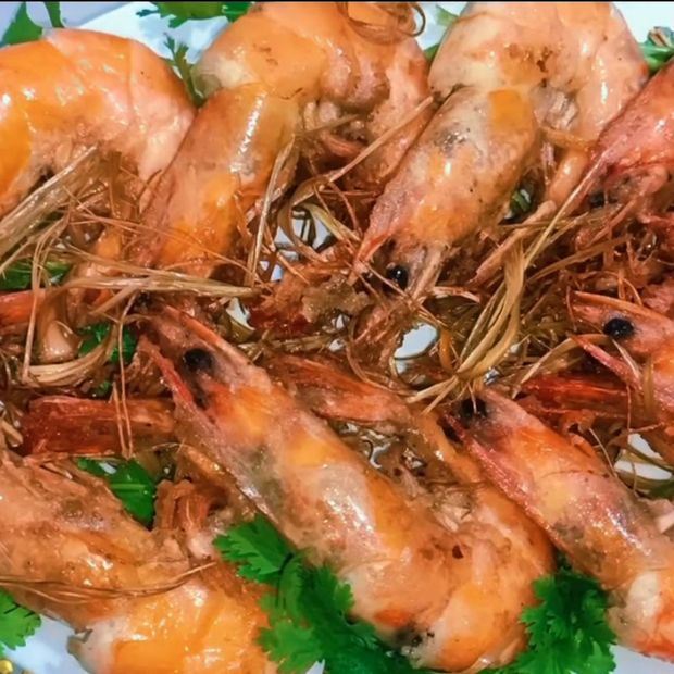 Tôm chiên sả