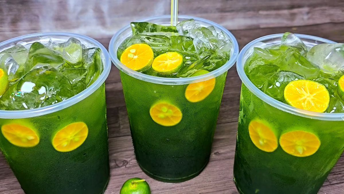 Trà tắc thái xanh