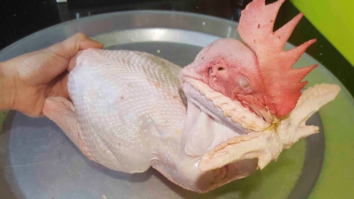 Mổ gà cúng đẹp