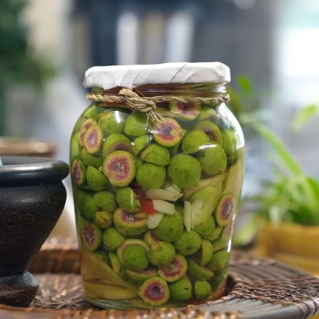 Muối sung chua ngọt để lâu