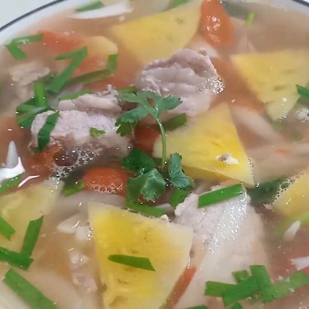 Cách nấu canh sườn chua với dứa thanh mát bắt cơm bằng bộ nồi cao cấp