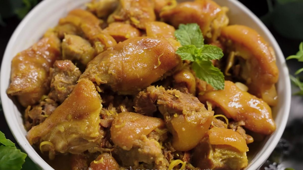 Chân giò giả cầy không cần mẻ