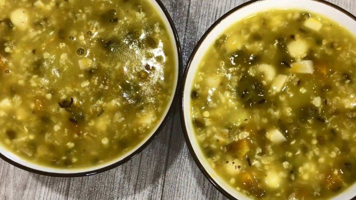 Cháo kê đậu xanh