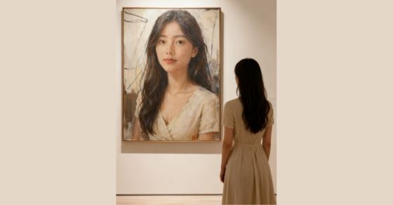 Cách tạo ảnh ngắm tranh trong bảo tàng hot trend TikTok