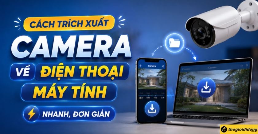Cách trích xuất camera về điện thoại, máy tính nhanh, đơn giản