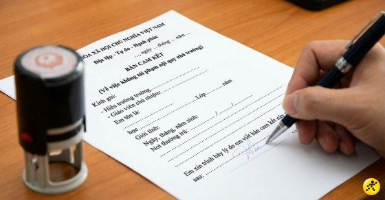 Tải mẫu bản cam kết chuẩn nhất cho học sinh, cá nhân, người đi làm