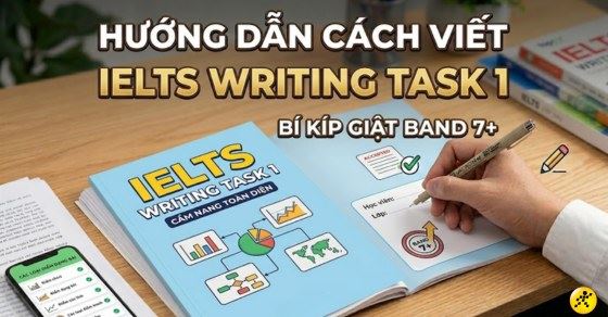 Cách viết IELTS Writing Task 1 đạt điểm cao mới chuẩn nhất 2026