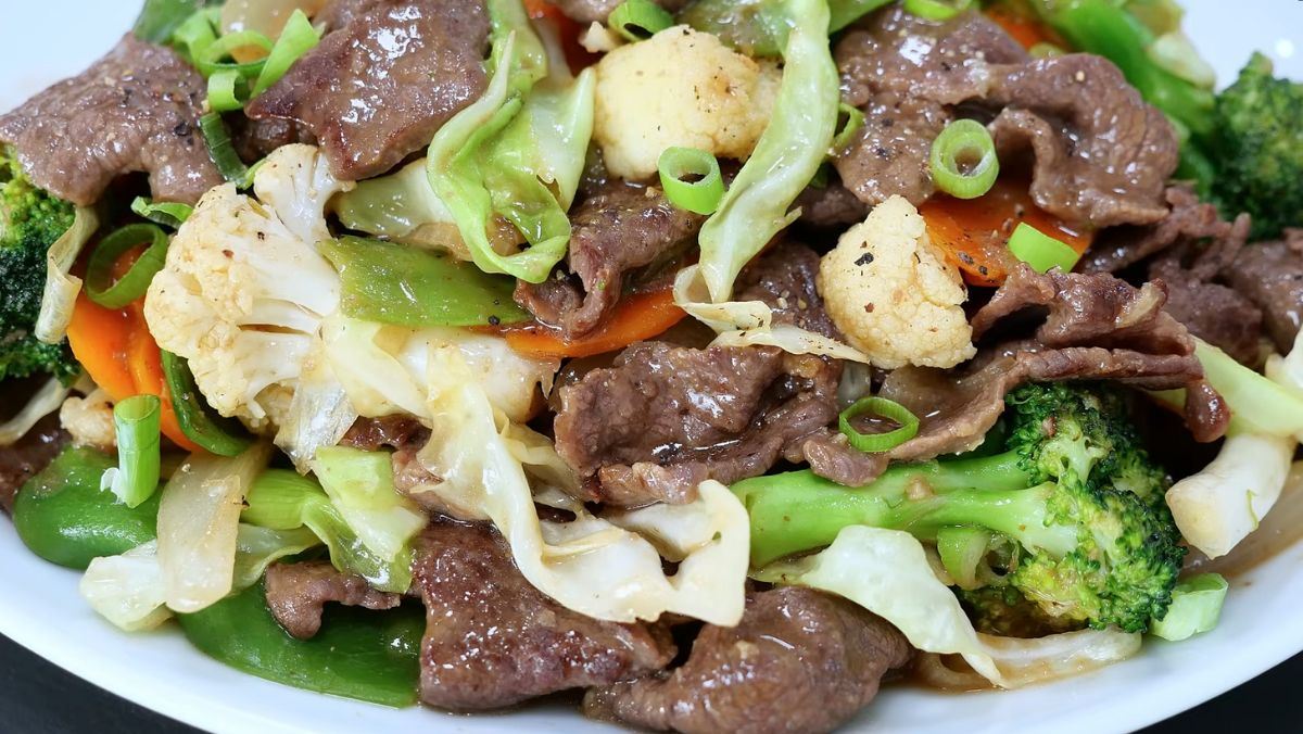 thịt bò xào mềm