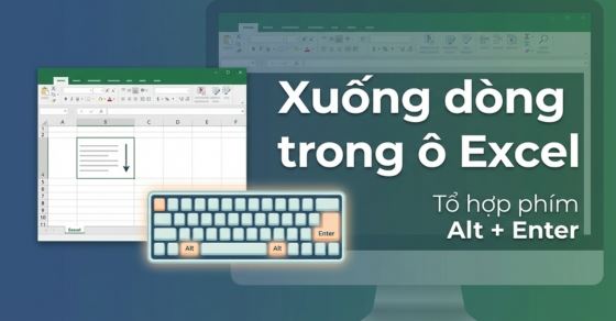 Cách xóa ngắt dòng (Alt + Enter) trong Excel hàng loạt cực nhanh